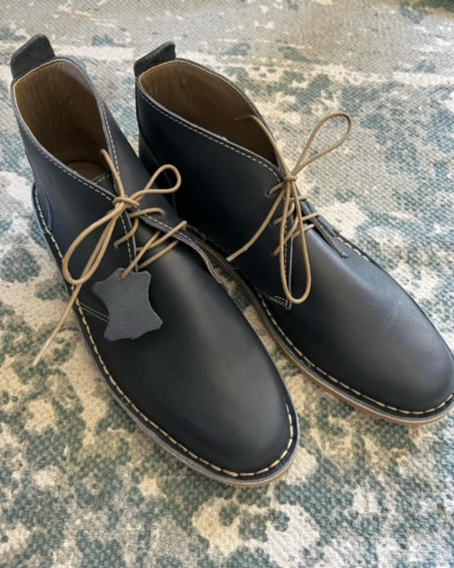 Mens High Cut Leather Vellie Black