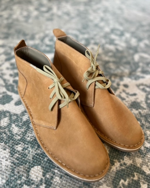 Mens High Cut Leather Vellie Tan